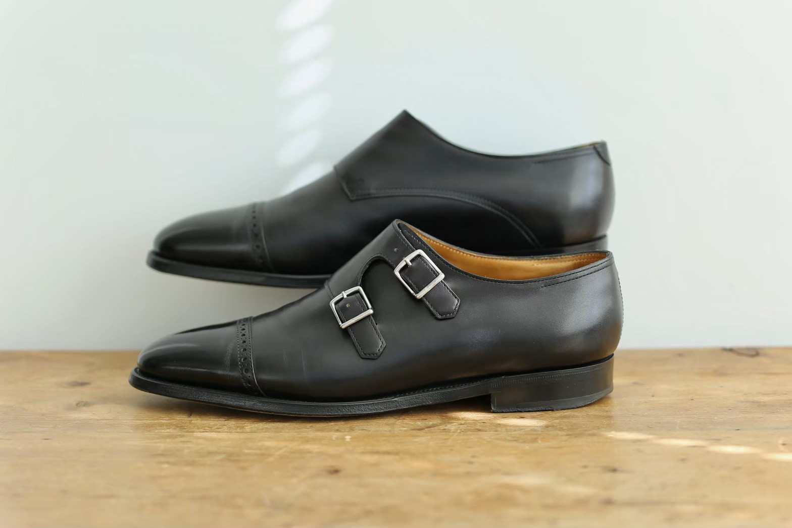 ジョンロブ JOHN LOBB】ダブルモンクストラップシューズ靴 camborne 6E