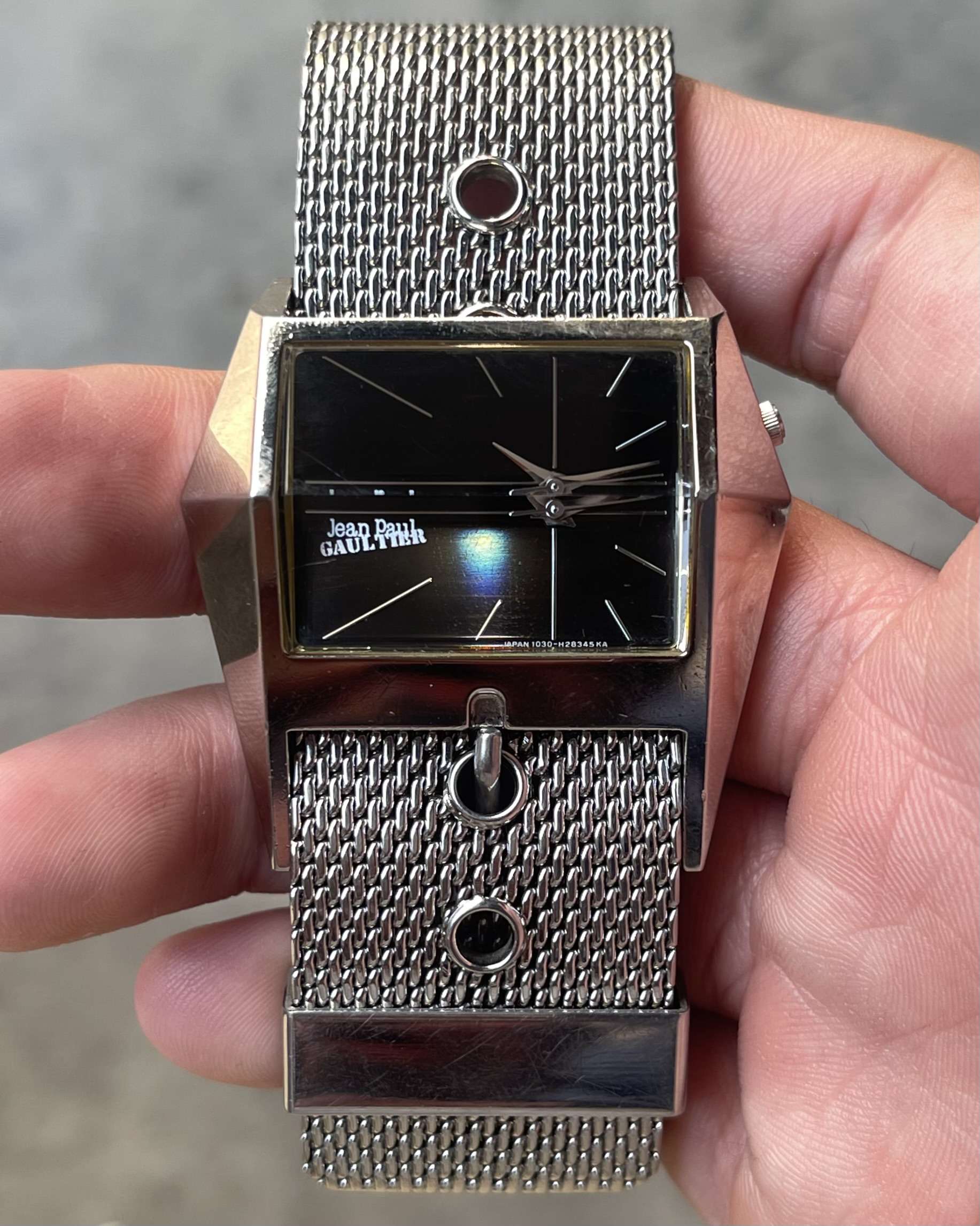 JEAN PAUL GAULTIER SCI-FI BELT WATCH | Artizen Store