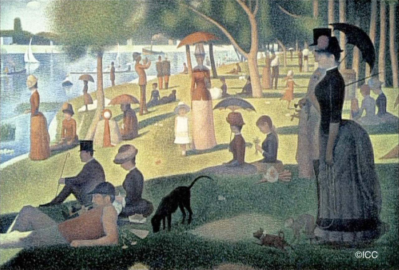 グランド・ジャット島の日曜日の午後」 ジョルジュ・スーラ | 世界の美術館