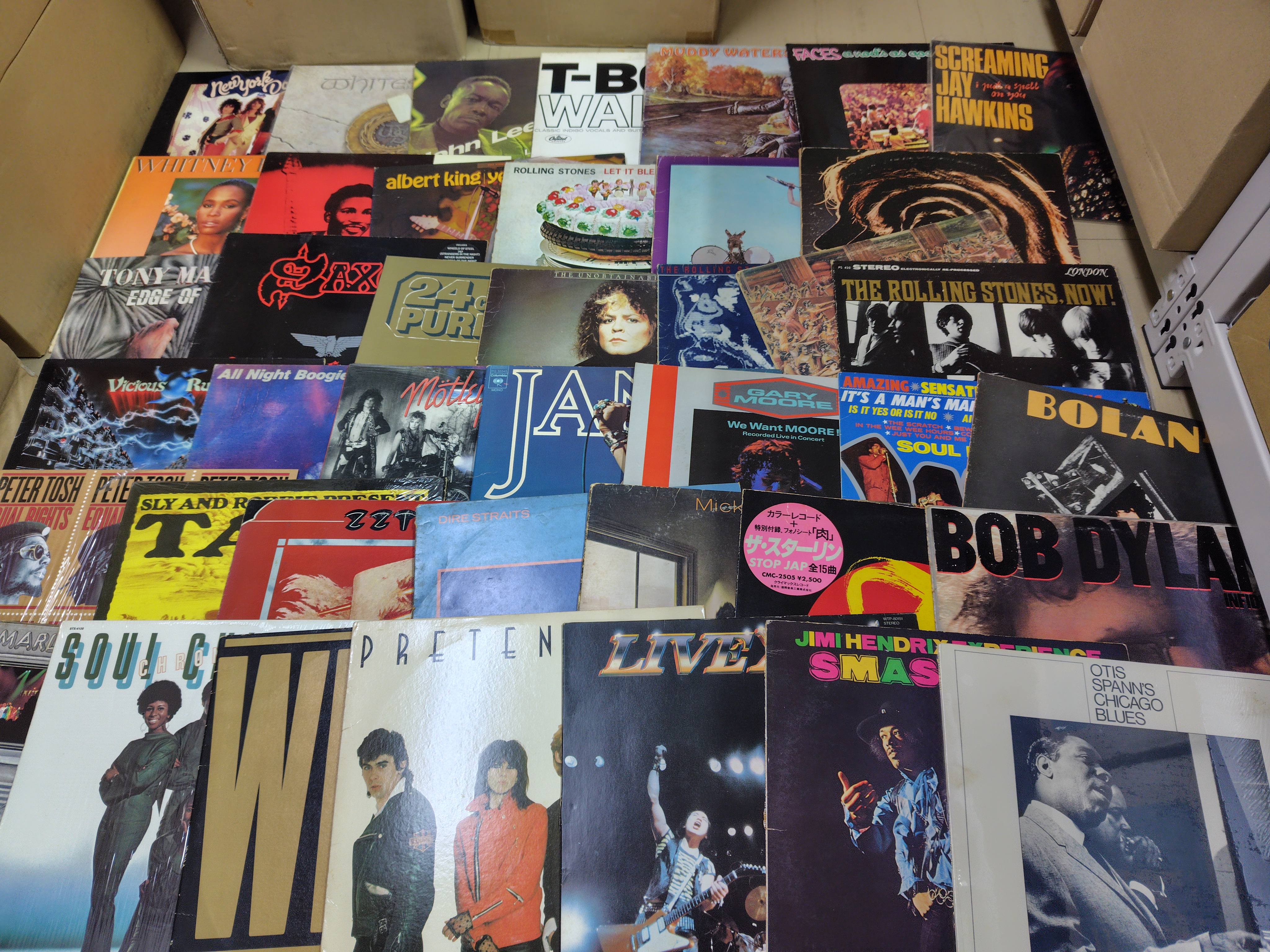 洋楽ロック、ハードロック、ブルース、ソウル、日本人アーティスト等