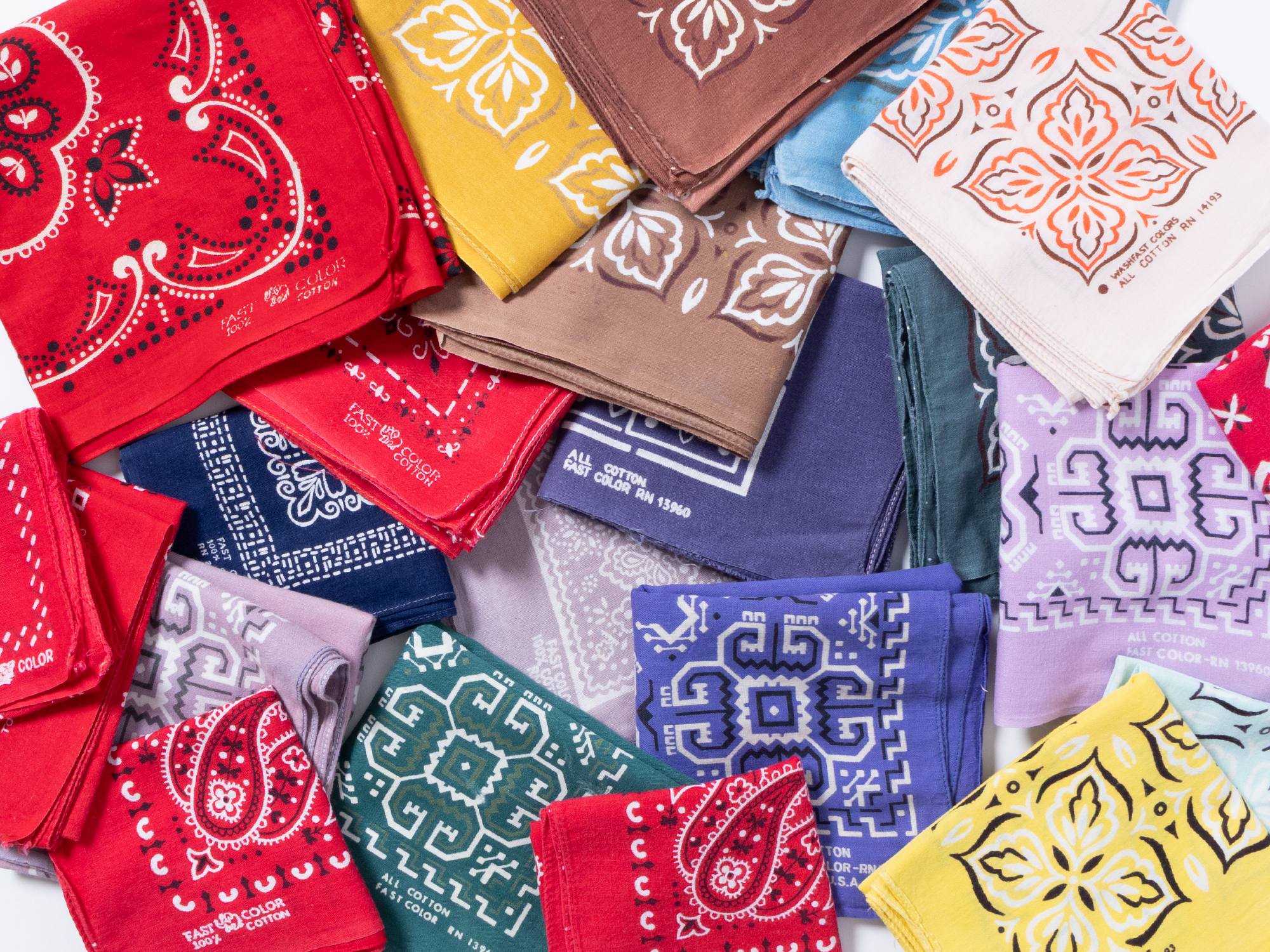 アメリカヴィンテージバンダナの魅力と見分け方。 | オーベルジュ