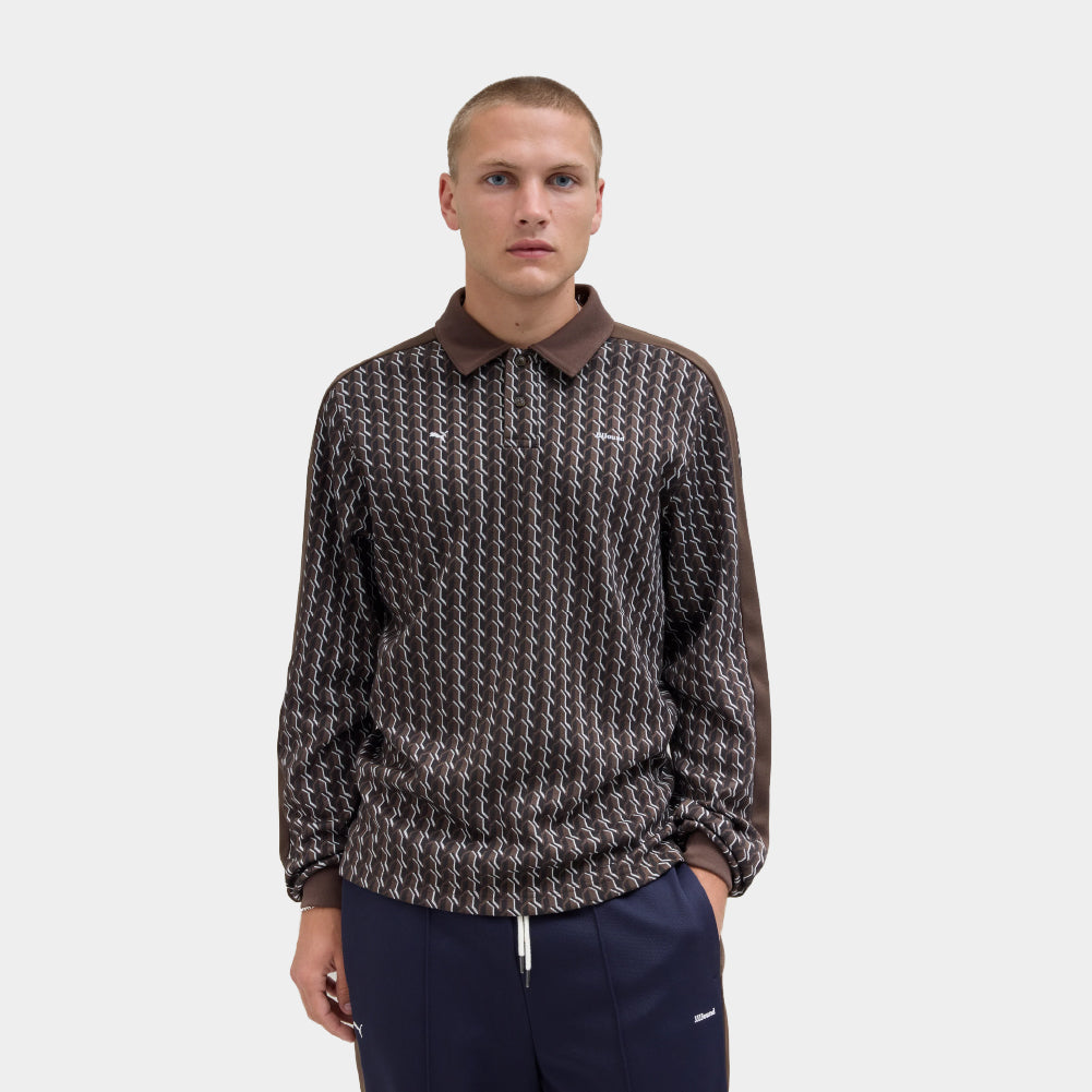 PUMA x JJJJOUND T7 Long Sleeve Polo – Minimalist Sporty