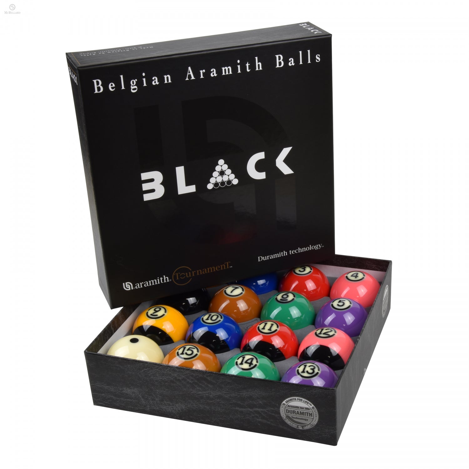 Aramith Tournament Black 16 Ball Set: High-Quality Billiard