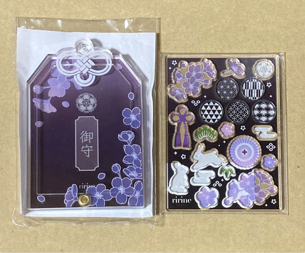 フクヤ キャラ福くじ 和花 紫陽花 お守りミニアクリルフレーム