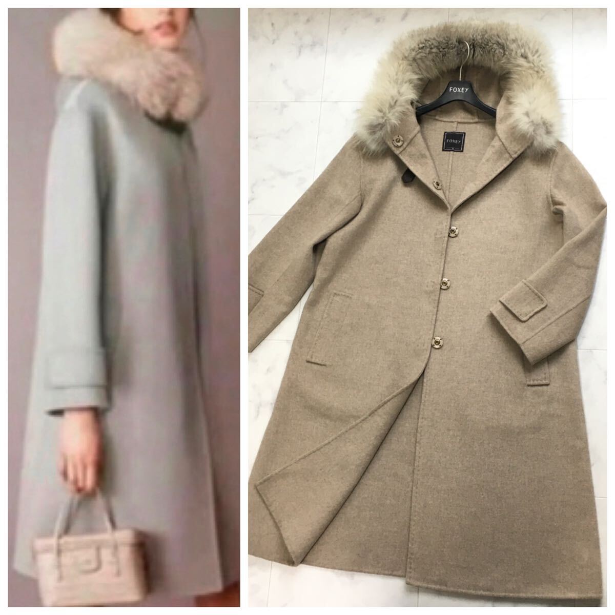 2026年最新】Yahoo!オークション -foxey カシミヤ コートの中古品