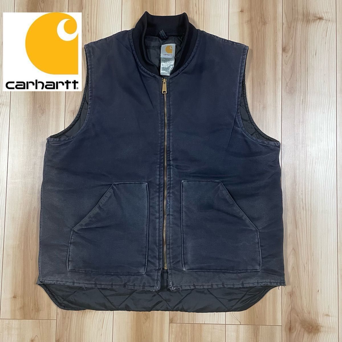カーハート carhartt ダックベスト V02 DKB Lサイズ｜Yahoo!フリマ（旧