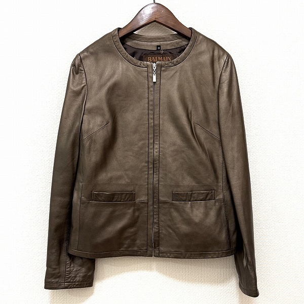2026年最新】Yahoo!オークション -バルマン レザー ジャケットの中古品