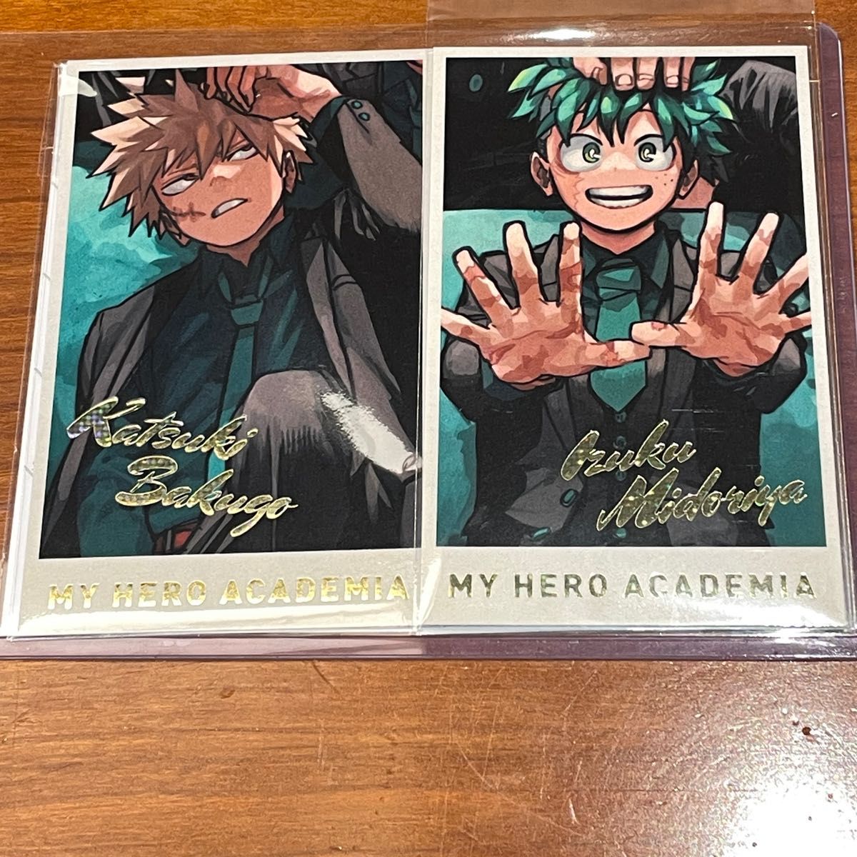 ヒロアカ 原画展 A2アートポスター 2枚セット 頑張れ 緑谷 出久 爆豪