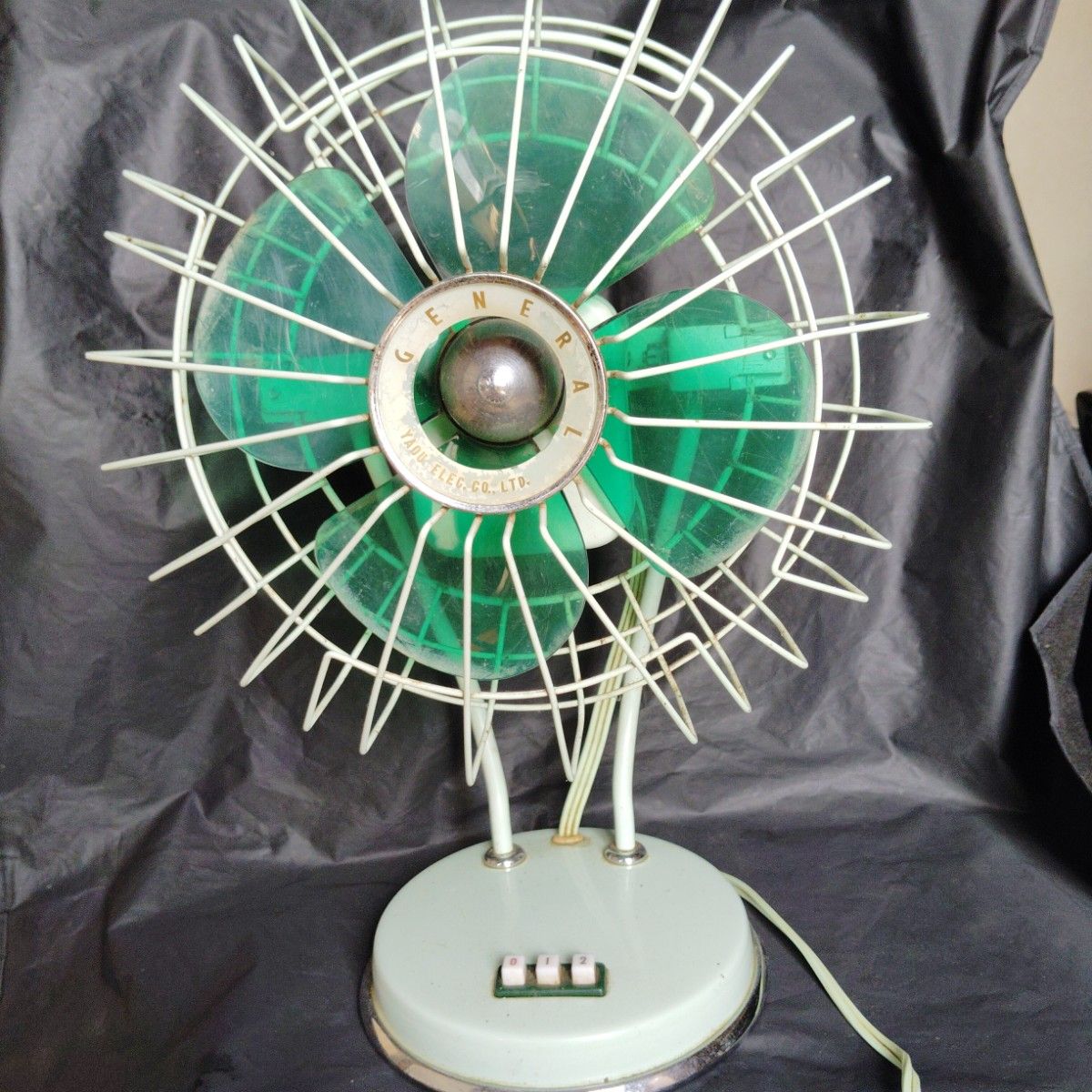三菱 扇風機 30cm D30-K 卓上扇風 昭和レトロ レトロ扇風機 レトロ
