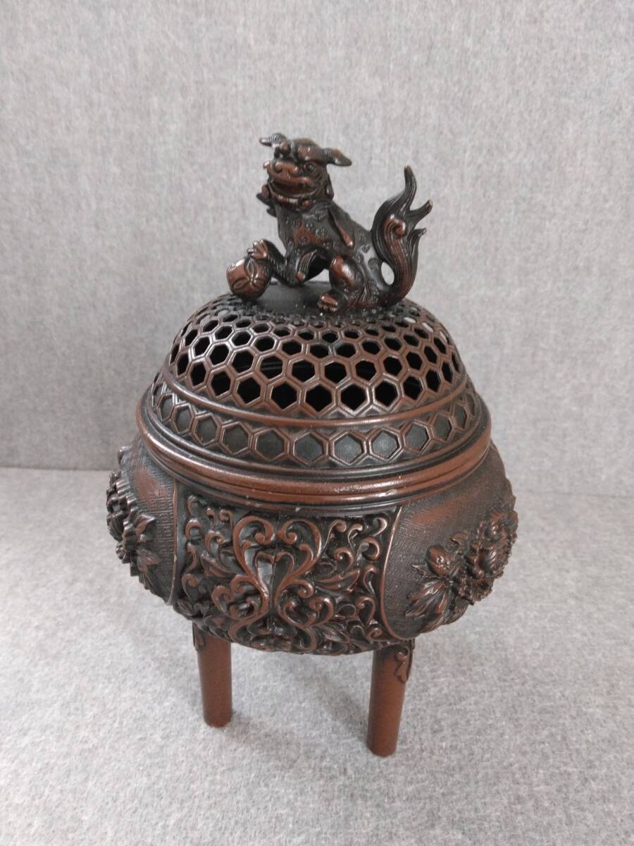 Yahoo!オークション -「香炉 獅子」(銅製) (金属工芸)の落札相場・落札価格