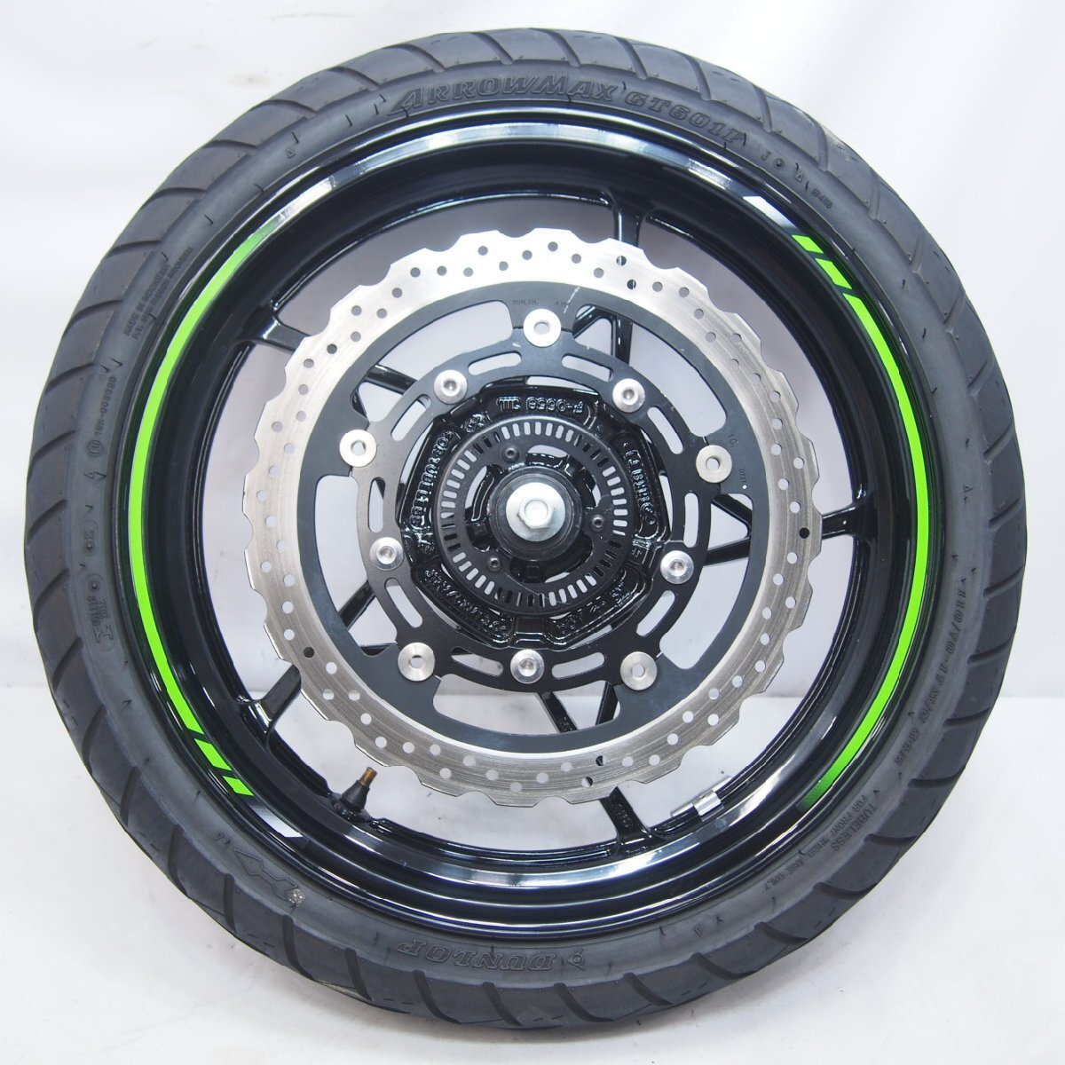Ninja400 EX400L 純正フロントホイールタイヤセットα-14 Ninja400