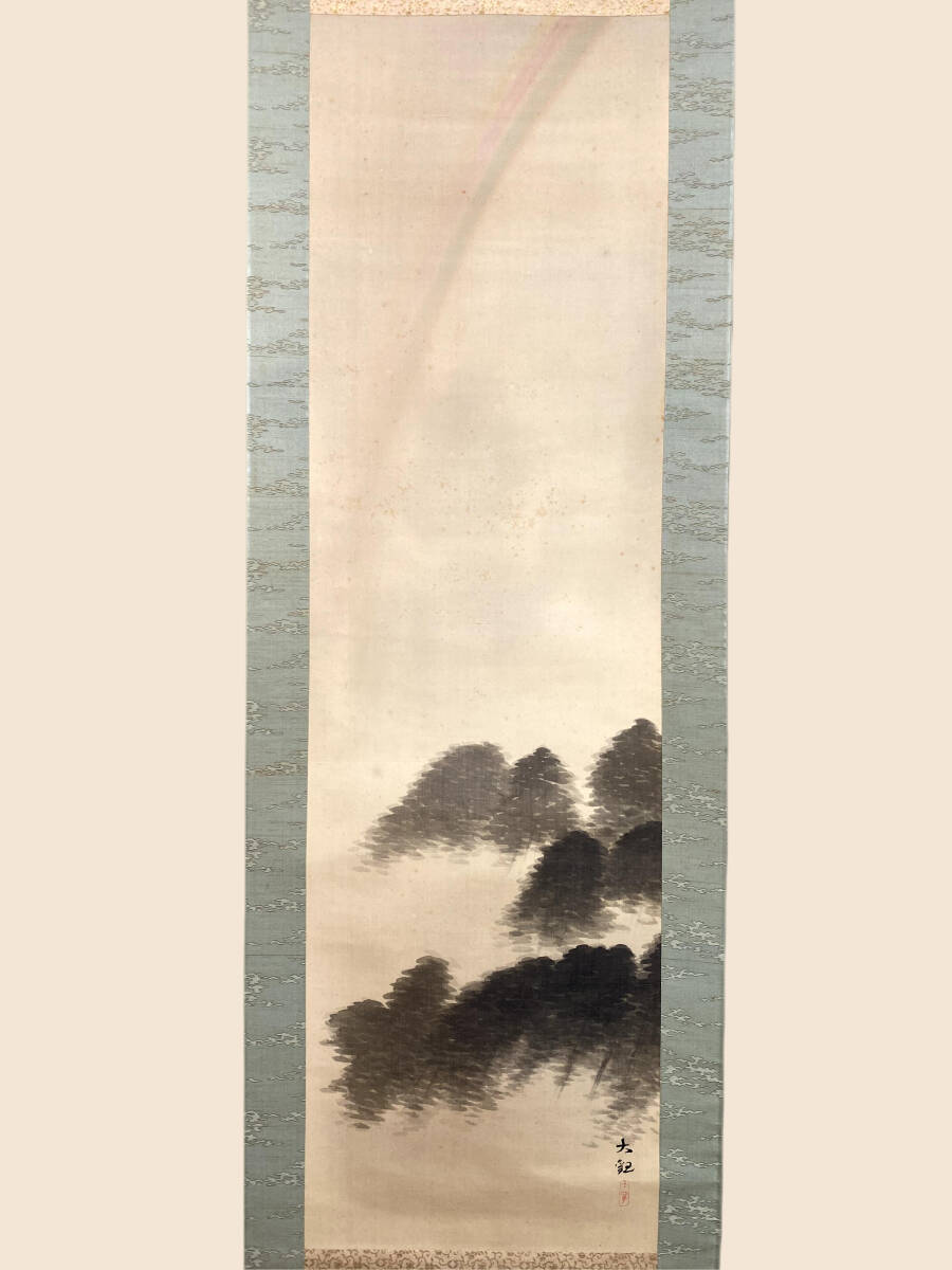Yahoo!オークション -「掛け軸 橋本雅邦」(山水、風月) (日本画)の落札