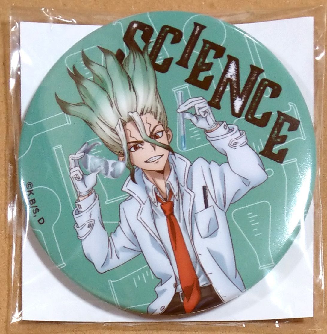 Dr STONE 七海 龍水 缶バッジ くじ引き堂 読書の秋 ドクスト 2個セット