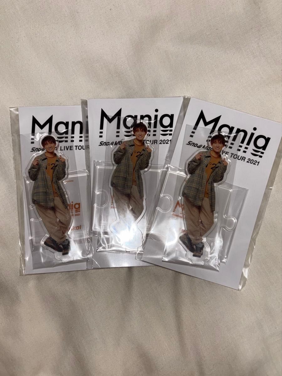 Snow Man LIVE TOUR 2021 Mania 公式アクスタ9人全員セット グッズ