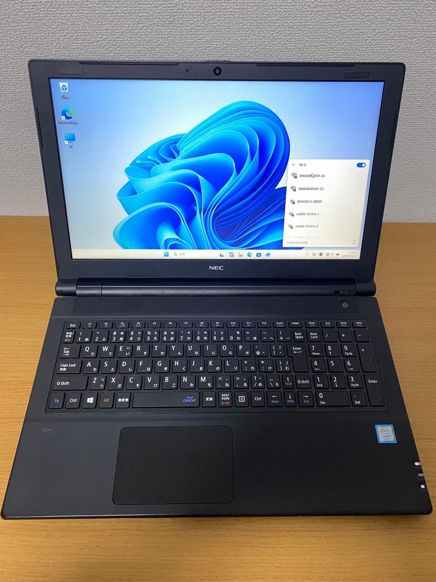 Windows11オフィス2024年付き 高速起動SSD NEC VersaproノートPC