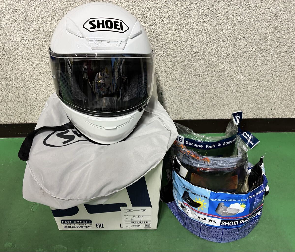 Yahoo!オークション -「shoei z-7 sサイズ」の落札相場・落札価格