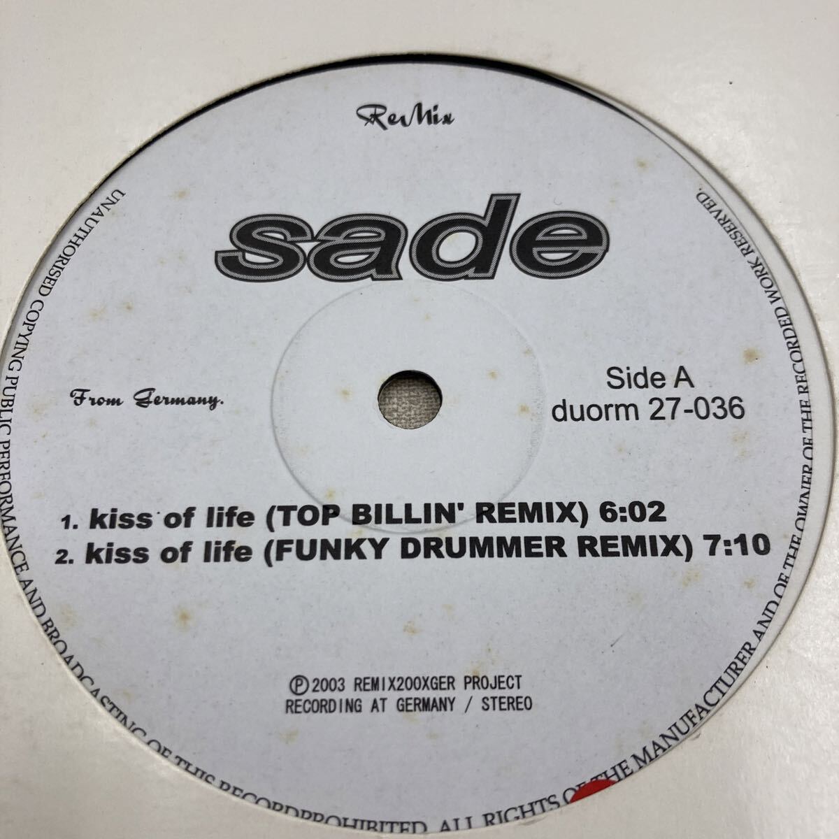 Yahoo!オークション -「sade kiss of life」(レコード) の落札相場
