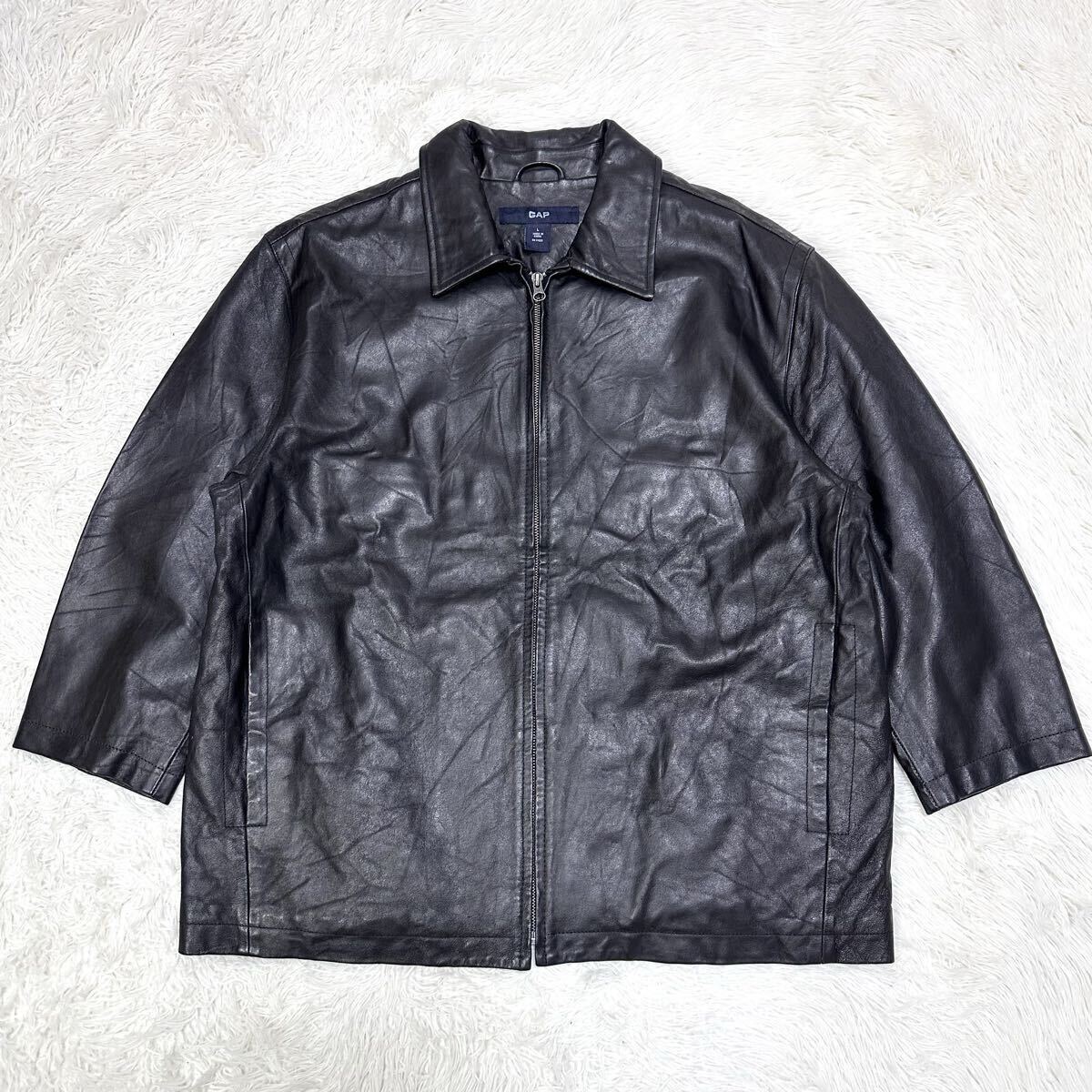 Yahoo!オークション -「gap レザー ジャケット」(メンズファッション