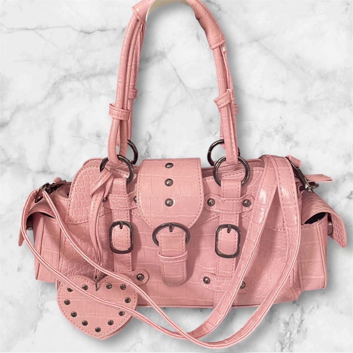 andmary Valentine ribbon leather bag black｜Yahoo!フリマ（旧PayPay