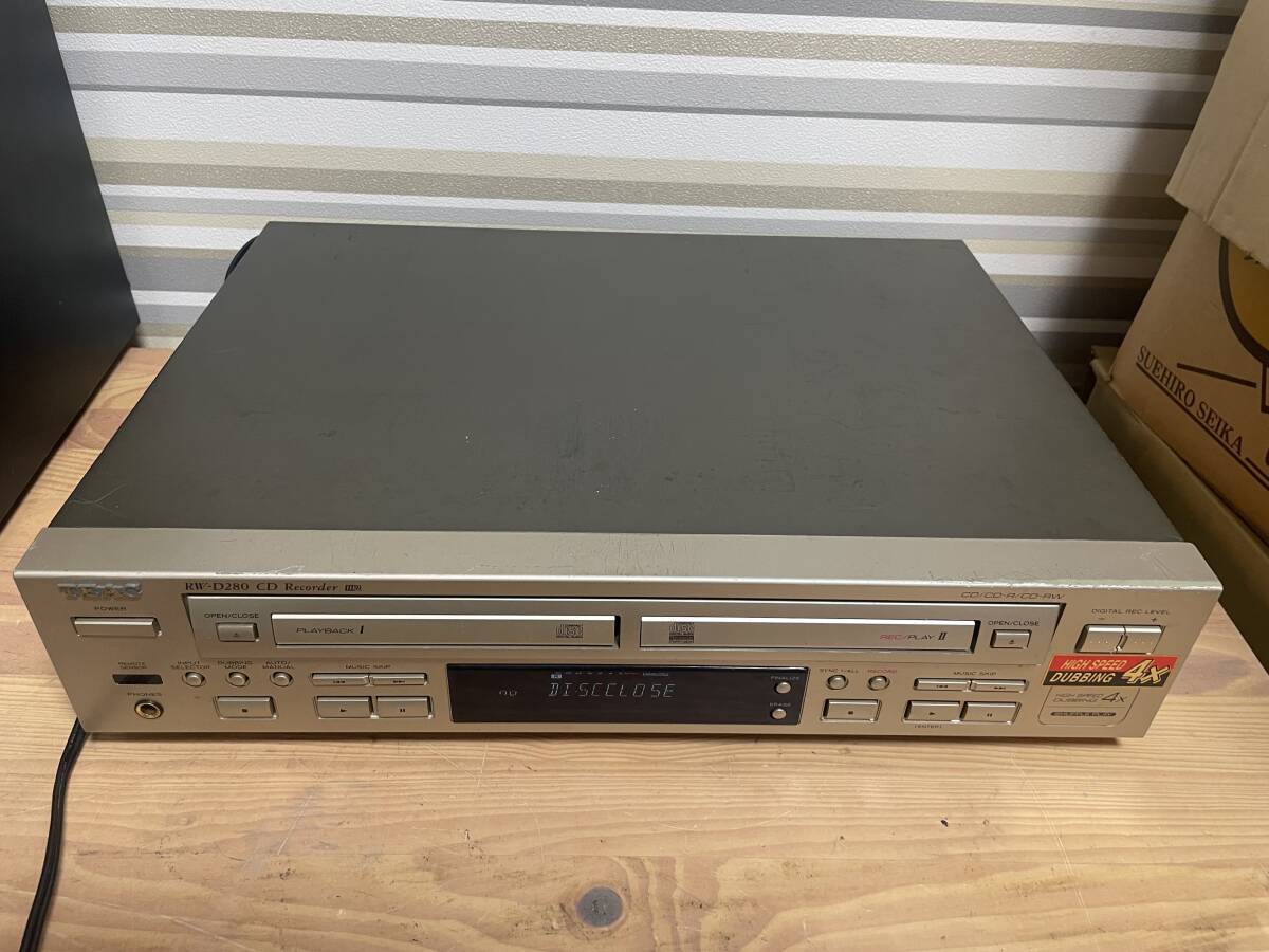 Yahoo!オークション -「teac cdレコーダー rw-d280」の落札相場・落札価格
