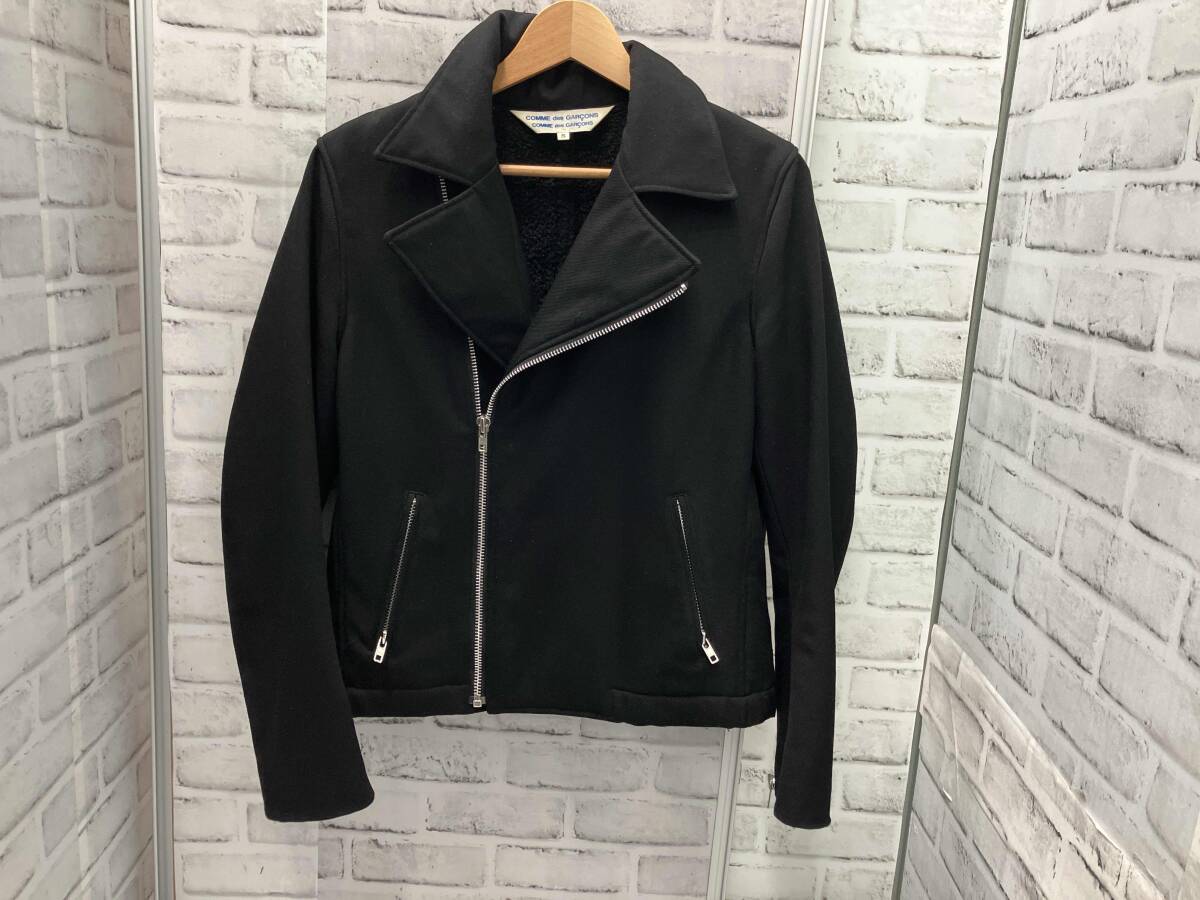 Yahoo!オークション -「black comme des garcons ライダース」の落札