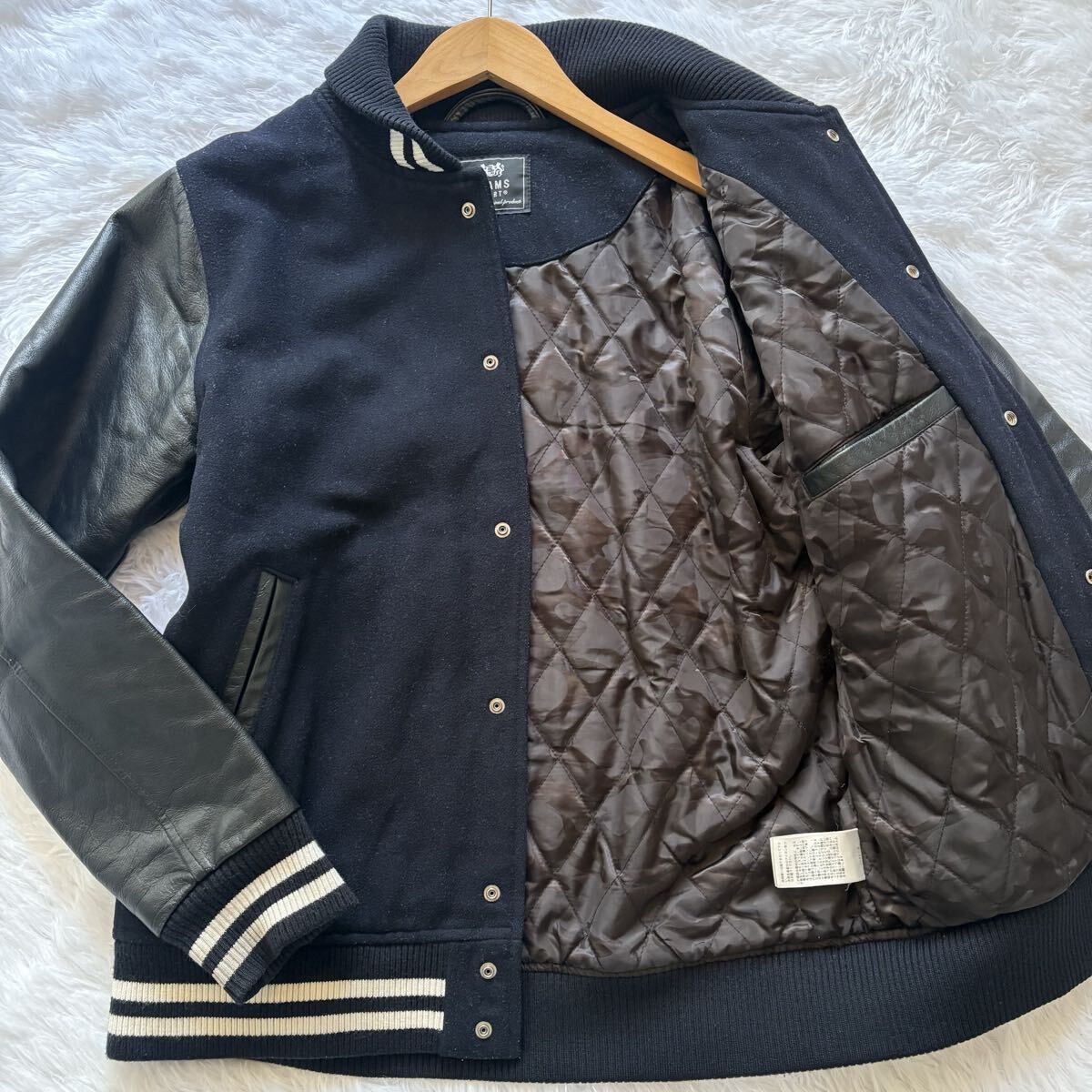 Yahoo!オークション - 「beams レザースタジャン」ジャンパー