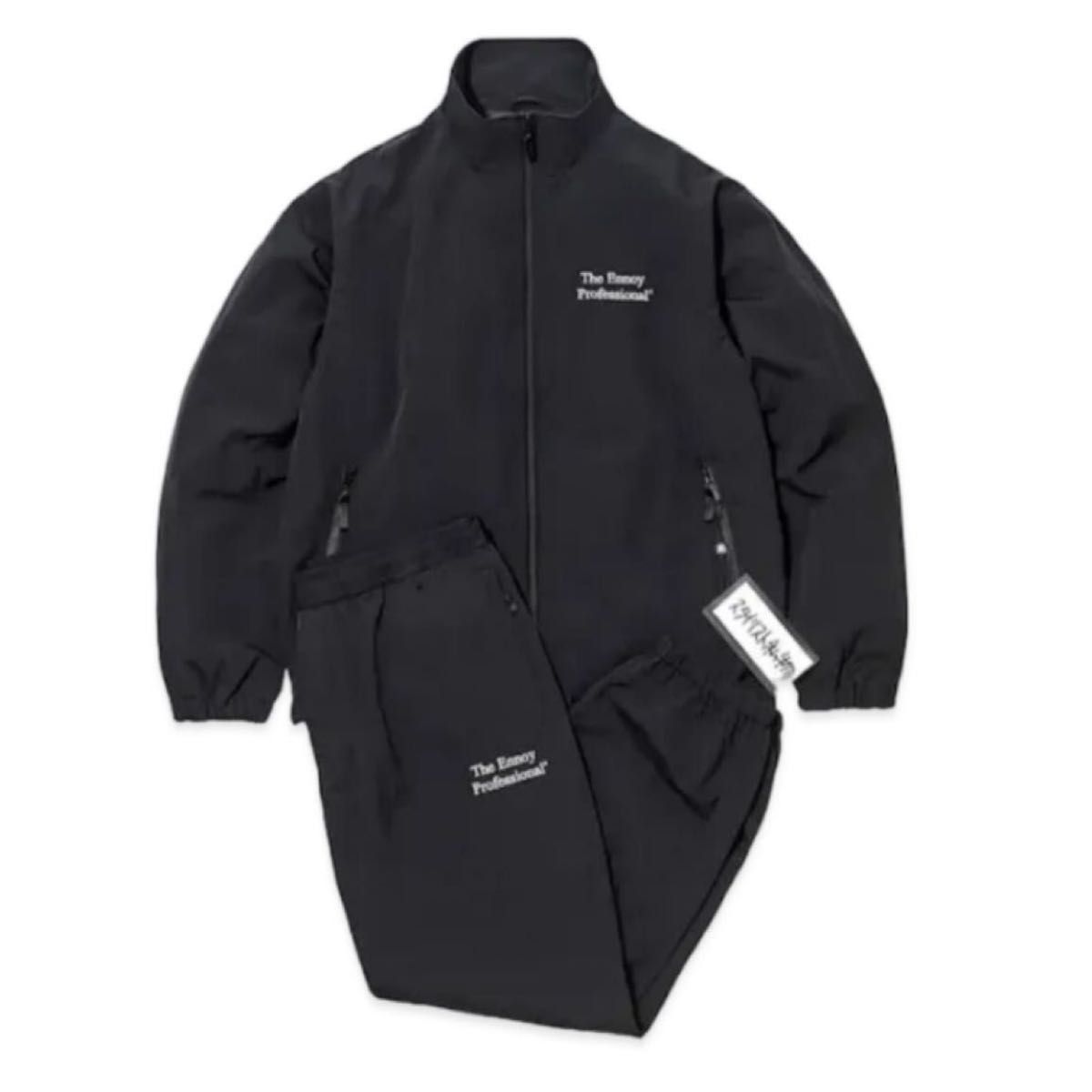 エンノイ ennoy シャカシャカ ネイビー XL ナイロンセットアップ