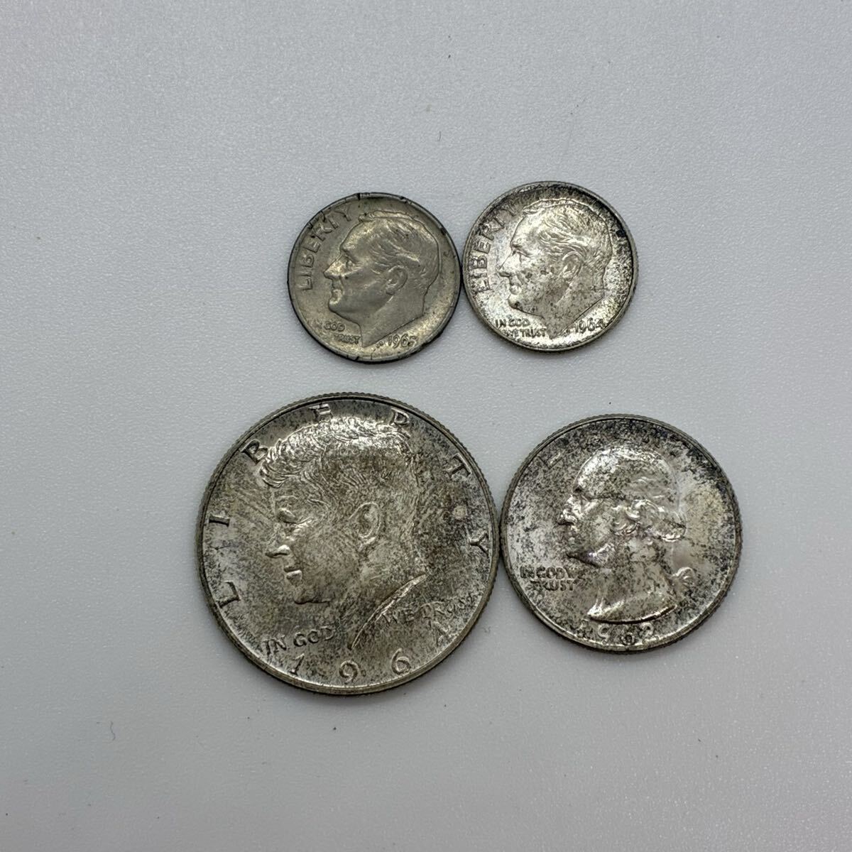 Yahoo!オークション -「ケネディ 銀貨 1964」の落札相場・落札価格