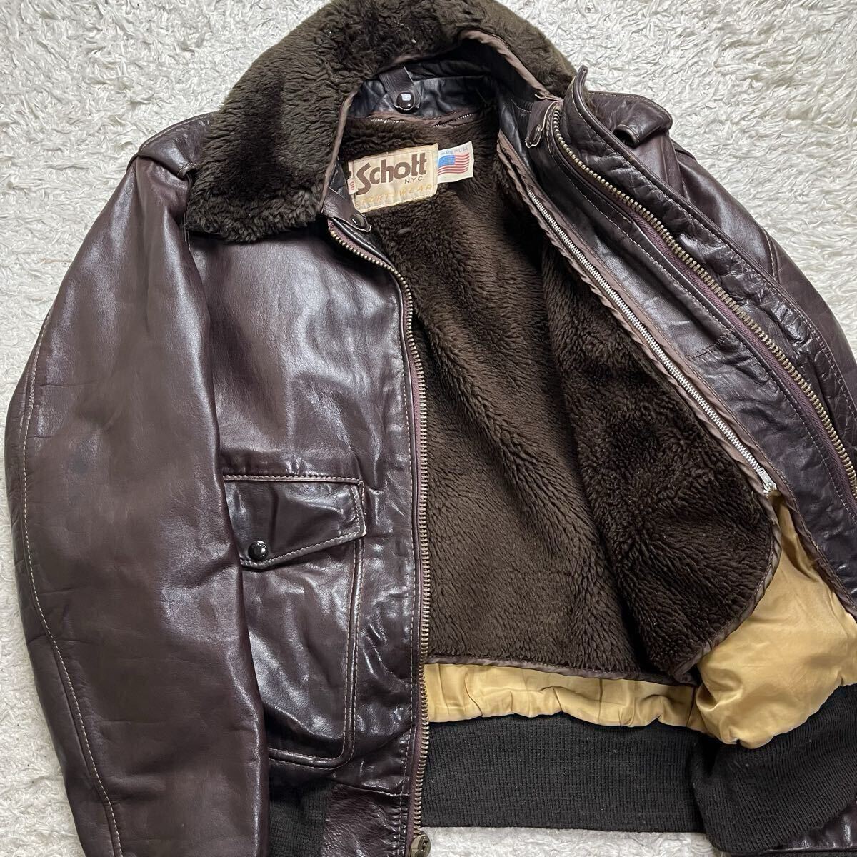 2026年最新】Yahoo!オークション -schott ボンバージャケットの中古品