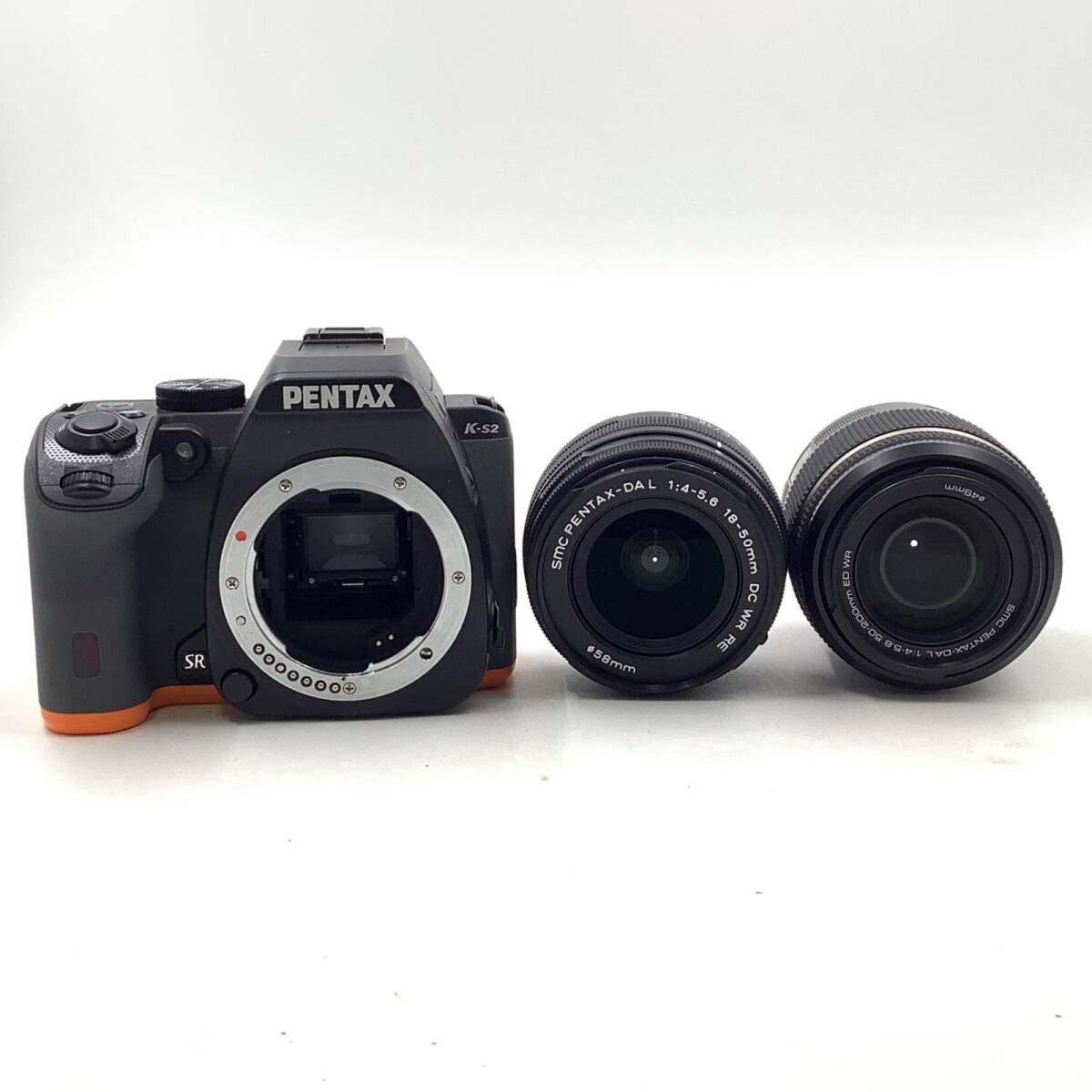 ペンタックス PENTAX K-S2 ダブルズームキット [ブラック×オレンジ