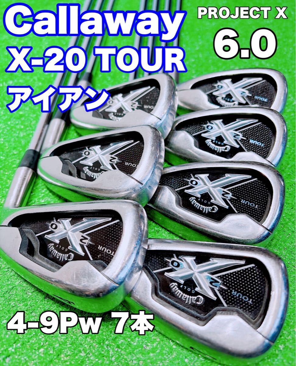 キャロウェイ X-20 ツアー アイアン (6本セット) [NS PRO 950GH