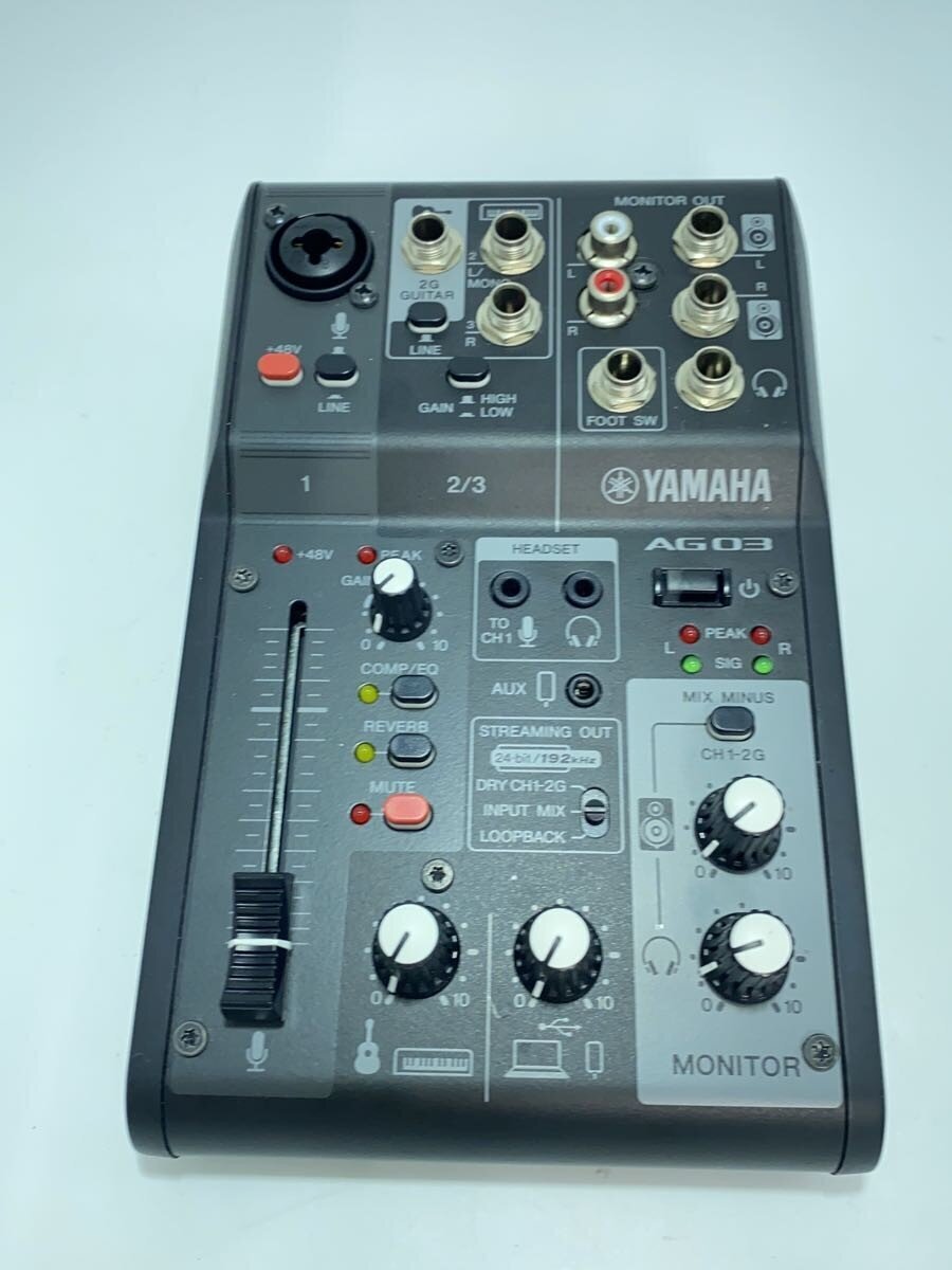 2026年最新】Yamaha AG03 オーディオミキサーの商品一覧 - Yahoo