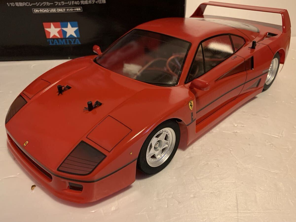 Yahoo!オークション -「タミヤ フェラーリf40」(完成品（電動