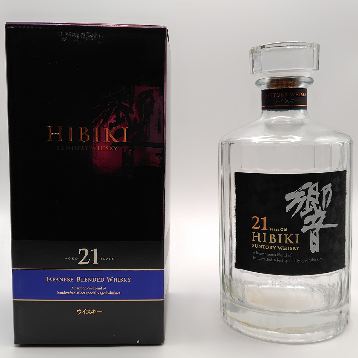 Yahoo!オークション -「響21年 空瓶」(アルコール) (飲料)の落札相場