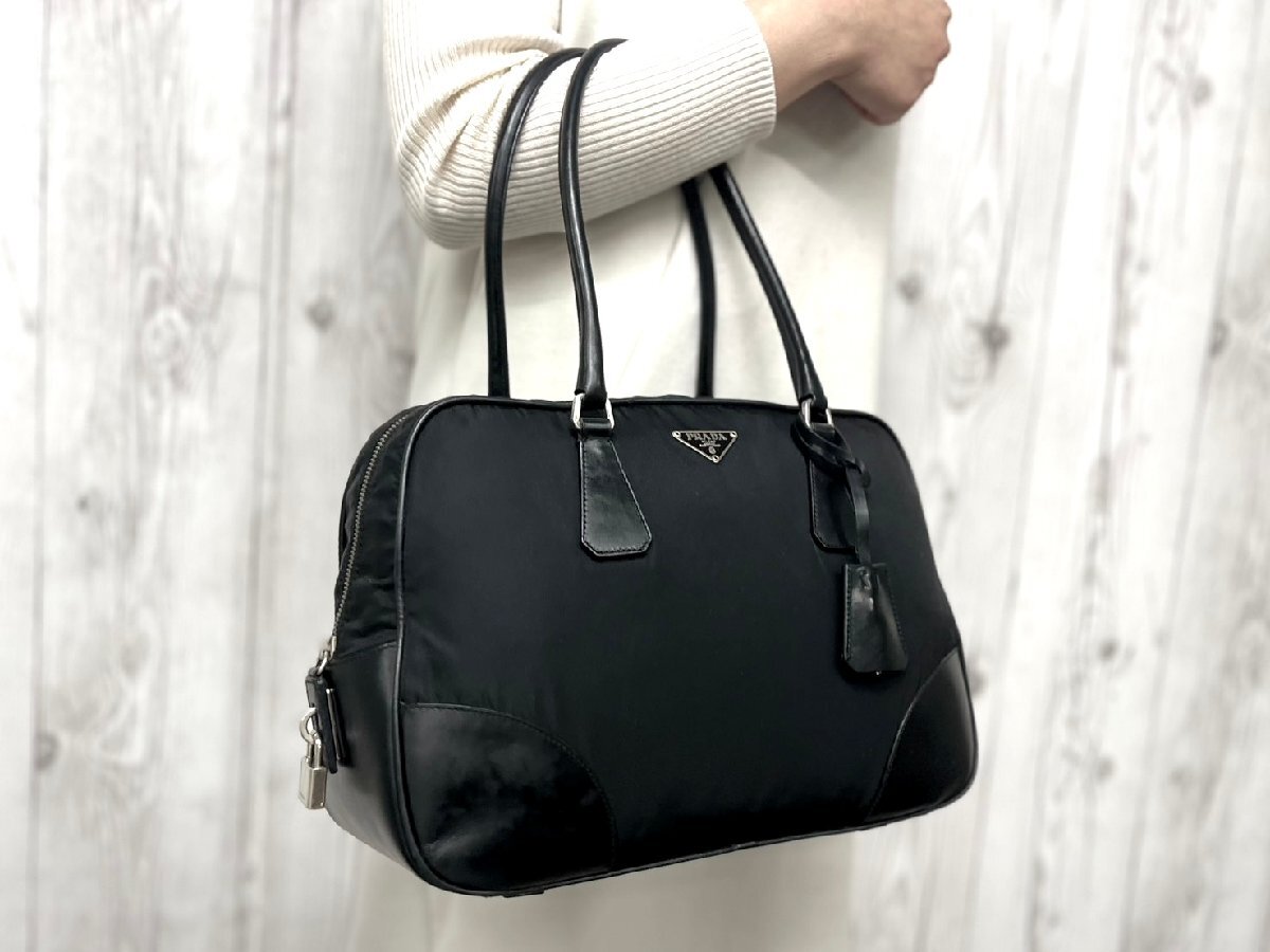2026年最新】Yahoo!オークション -プラダミニボストンバッグの中古品