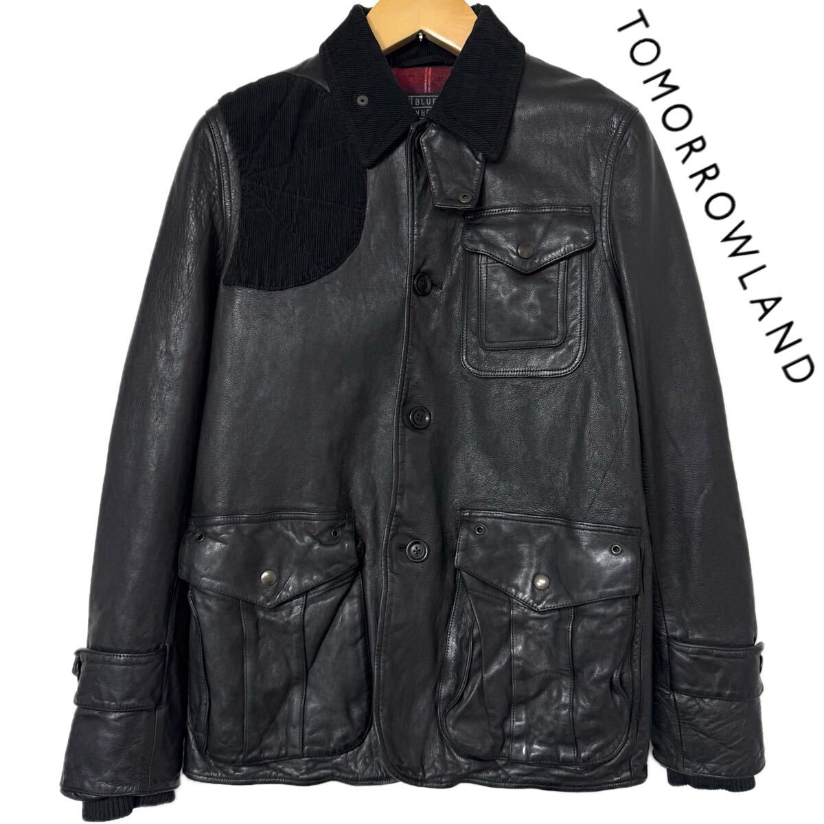 トゥモローランド tomorrowland DENIM レザージャケット ライダース