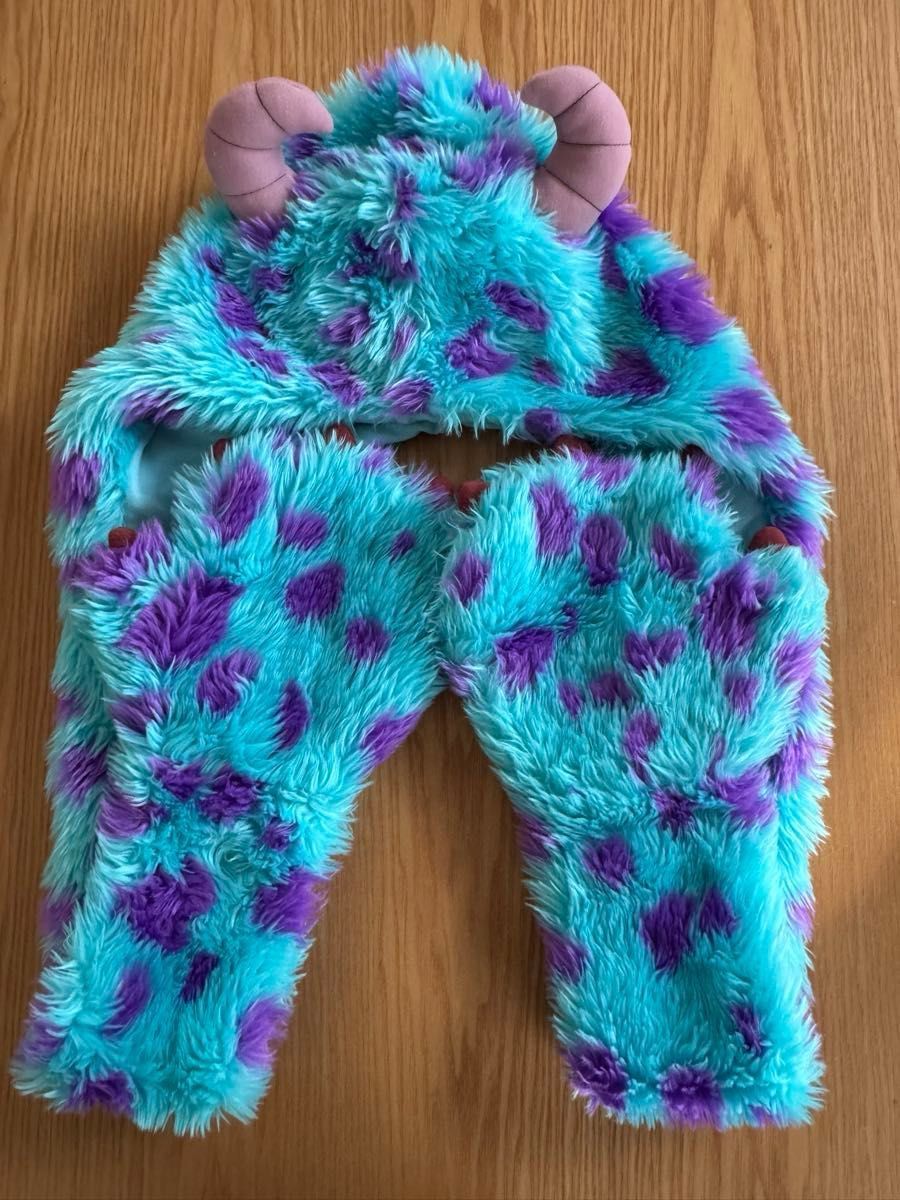ディズニー モンスターズインク サリー ファンキャップ マフラー 帽子