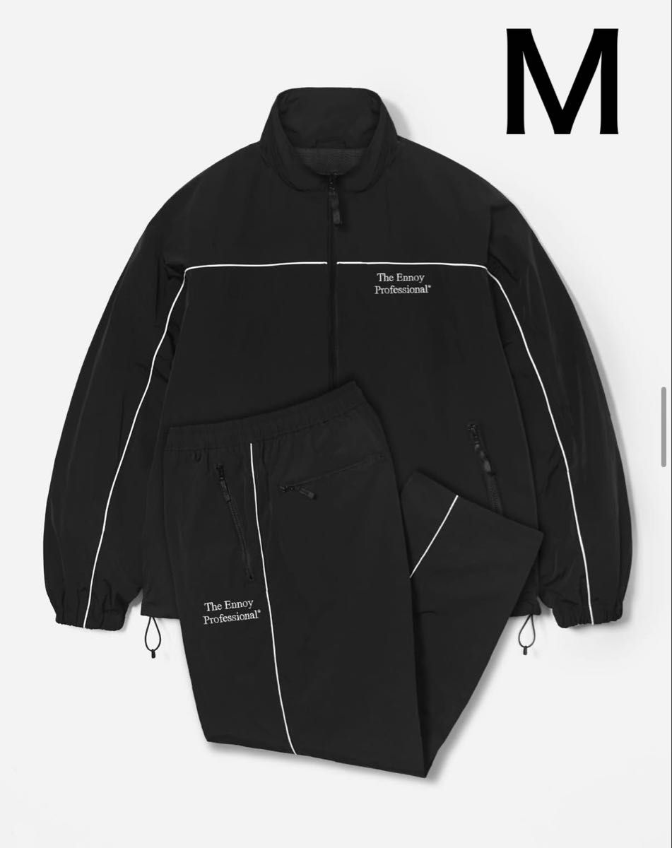 ENNOY Stylistshibutsu Padded Nylon Hoodie Black (26SS) エンノイ