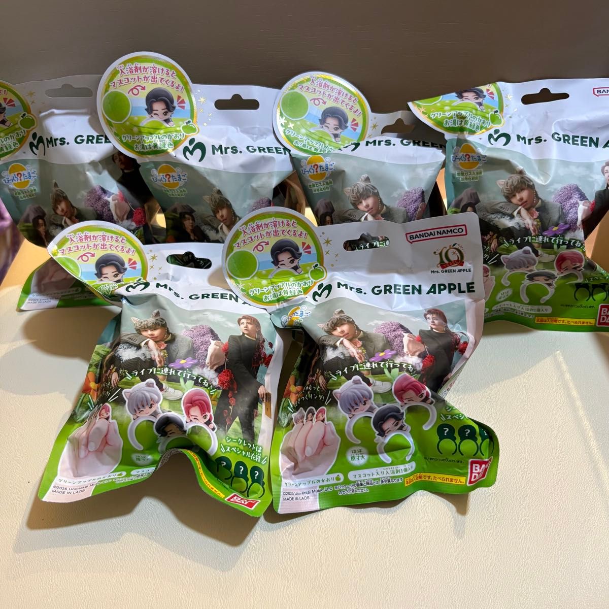 ミセスグリーンアップル バスボム バスボール 6個セット 入浴剤