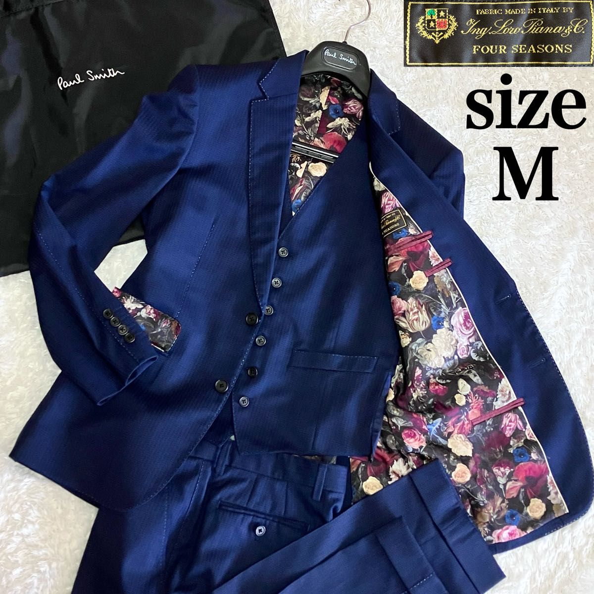 極美品 PAUL SMITH COLLECTION ポールスミス ポルカドット シルク