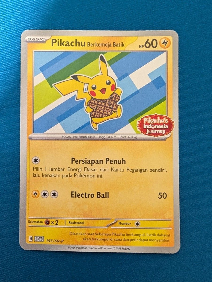 ポケモンカード ピカチュウ インドネシア限定 プロモ｜Yahoo!フリマ