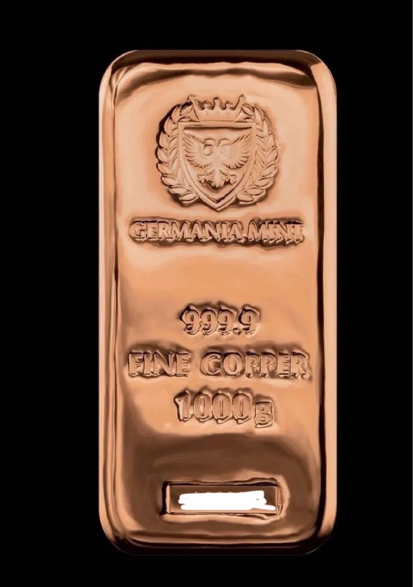ゲルマニア GERMANIA MINT 999 9 FINE COPPER 常衡10オンス 純銅