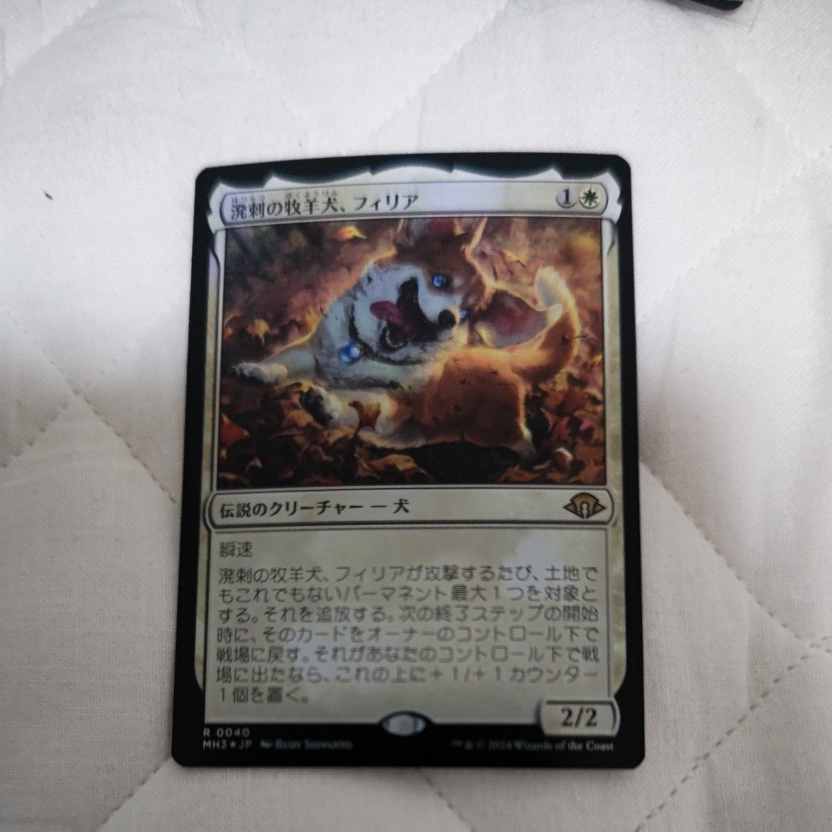 MTG 溌剌の牧羊犬 フィリア FOIL プレイマット ウルトラプロ 未開封品