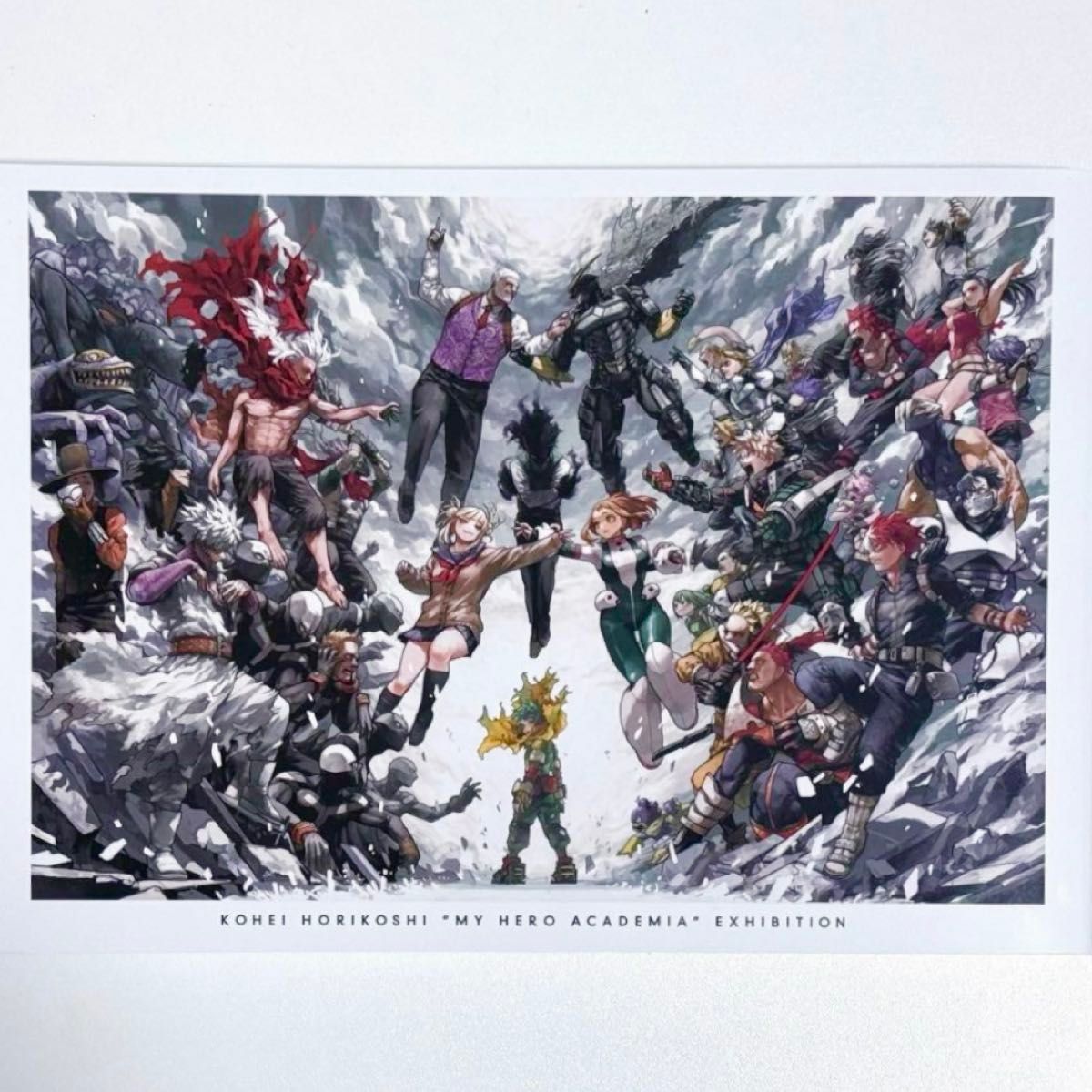ヒロアカ 原画展 キービジュアル B2 ポスター 僕のヒーローアカデミア