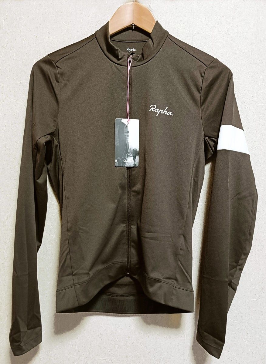 未使用新品 Rapha Core ロングスリーブジャージ S グレー メンズ