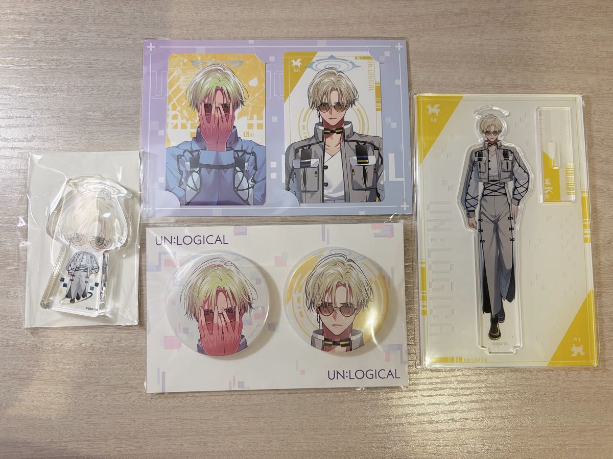 UN LOGICAL アンロジカル 永守藍 グッズセット アクスタ 缶バッジ
