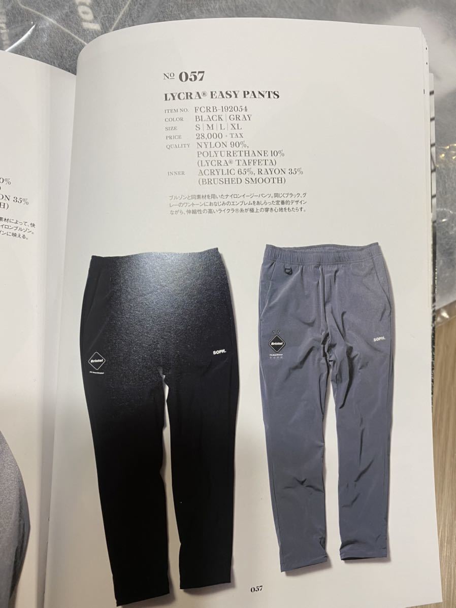 FCRB◇ブリストル◇LYCRA EASY PANTS◇即完売商品◇19AW◇ブラック