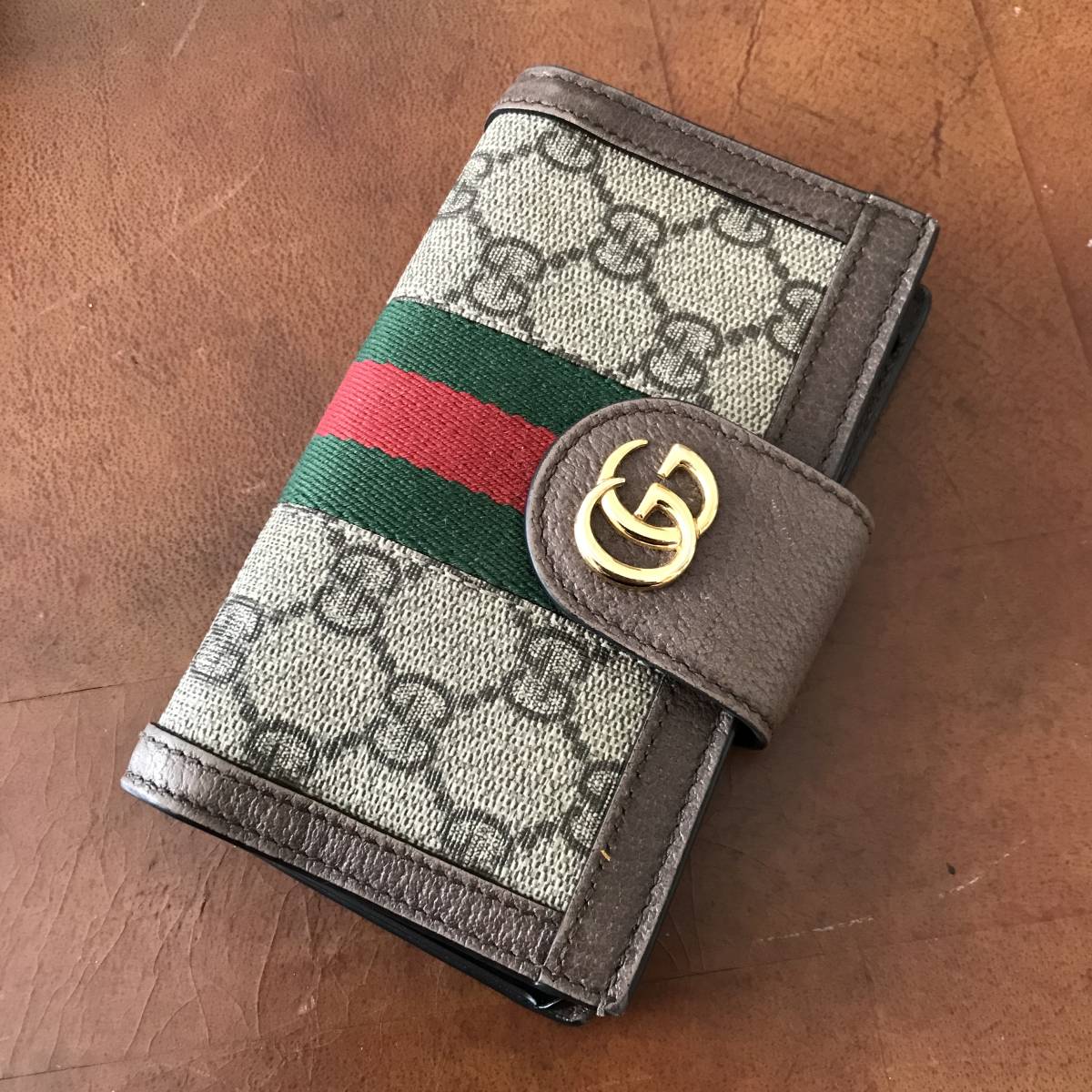 GUCCI グッチ スマホケース iPhone 7/8対応 シェリーライン マーモント