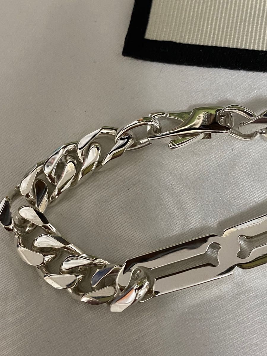 GUCCI 新品同様品【AAA 西島隆弘 着用】ノットブレスレット 刻印16