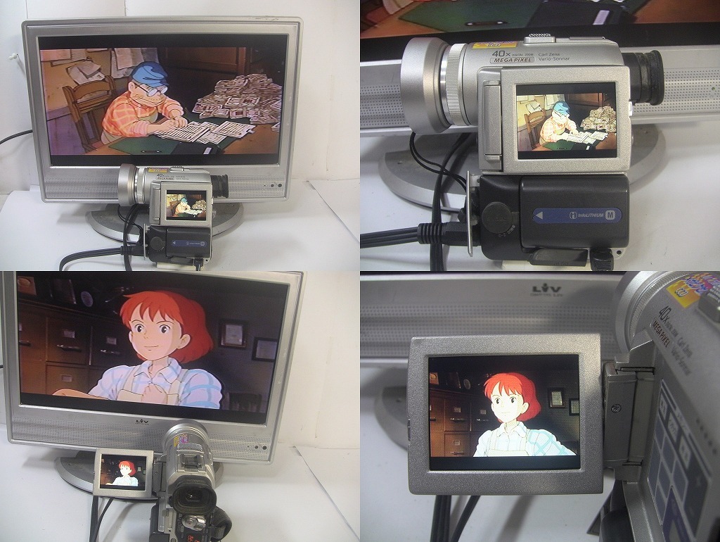 MiniDVテープ再生できます SONY MiniDVビデオカメラ DCR-PC100